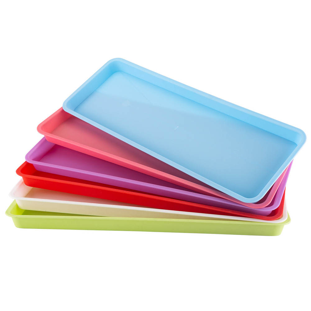 Drip Tray Saucer - Plastic plantenonderzetters 6 stuks rechthoekige lekbakken