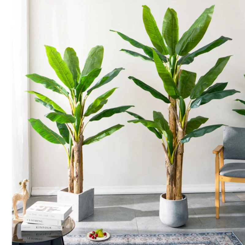 Bonsai Garden Restaurant - 180cm/210cm Grote Bananenboom in Pot, Tropische