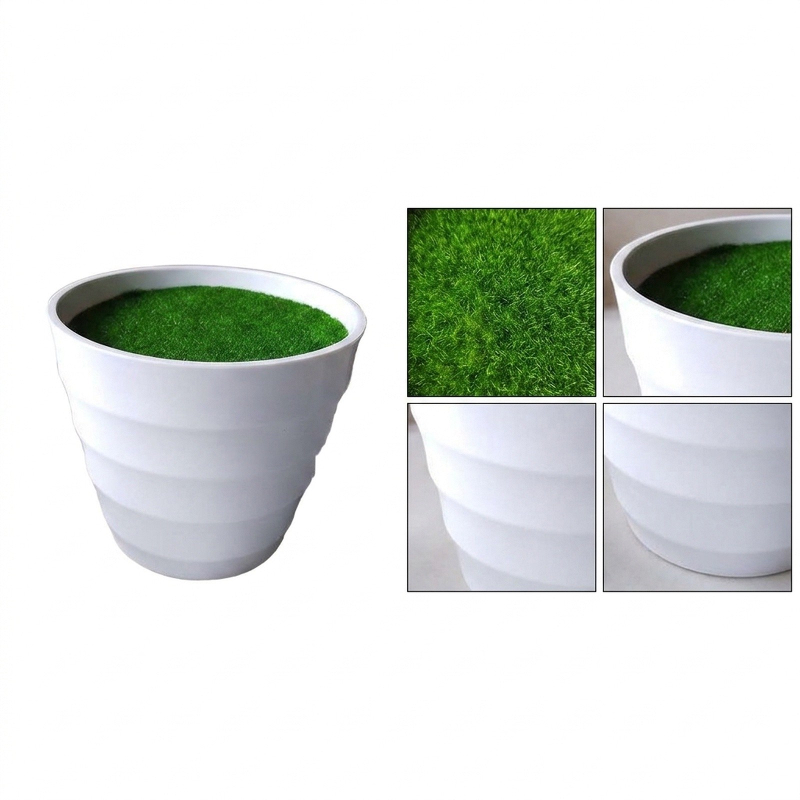Bonsai Garden Restaurant - Plastic gazonvaas met ingebouwd kunstgras voor