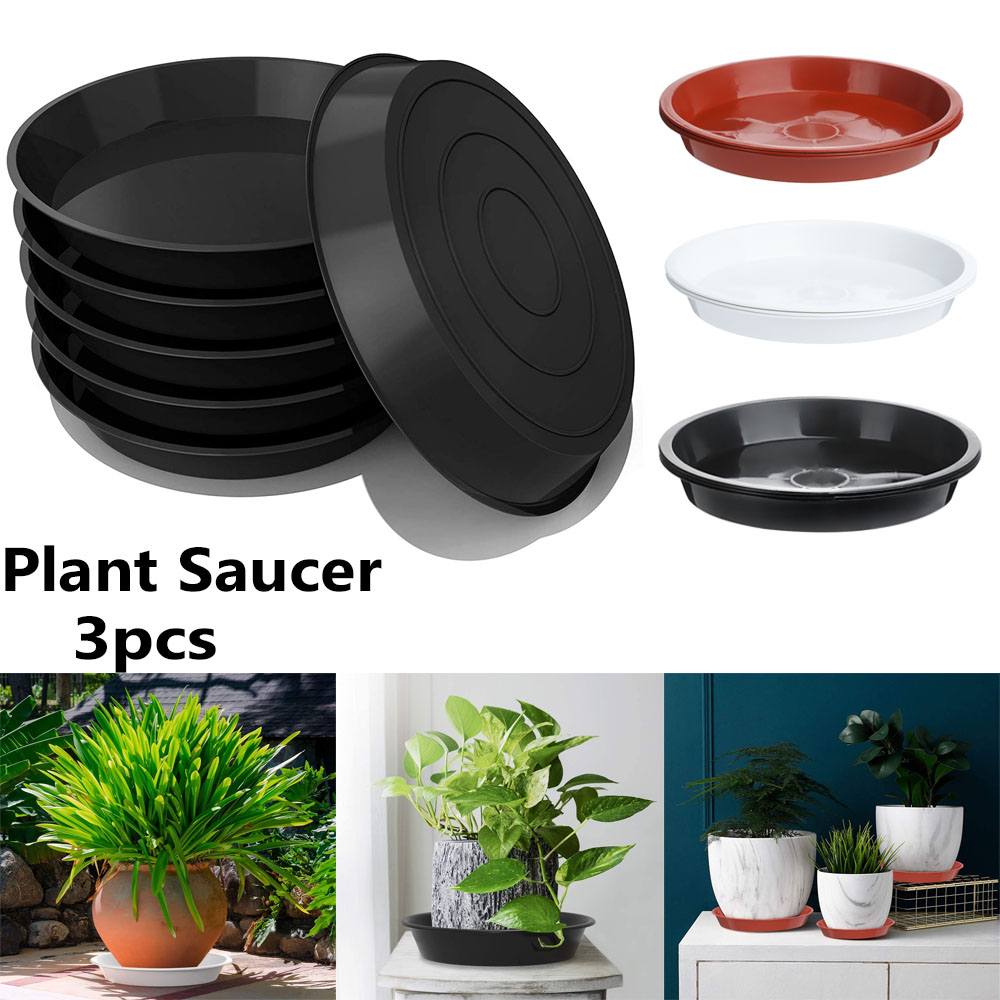 3 Stuks Ronde Vorm Plant Trays - Drip Tray Saucer recensie en prijs