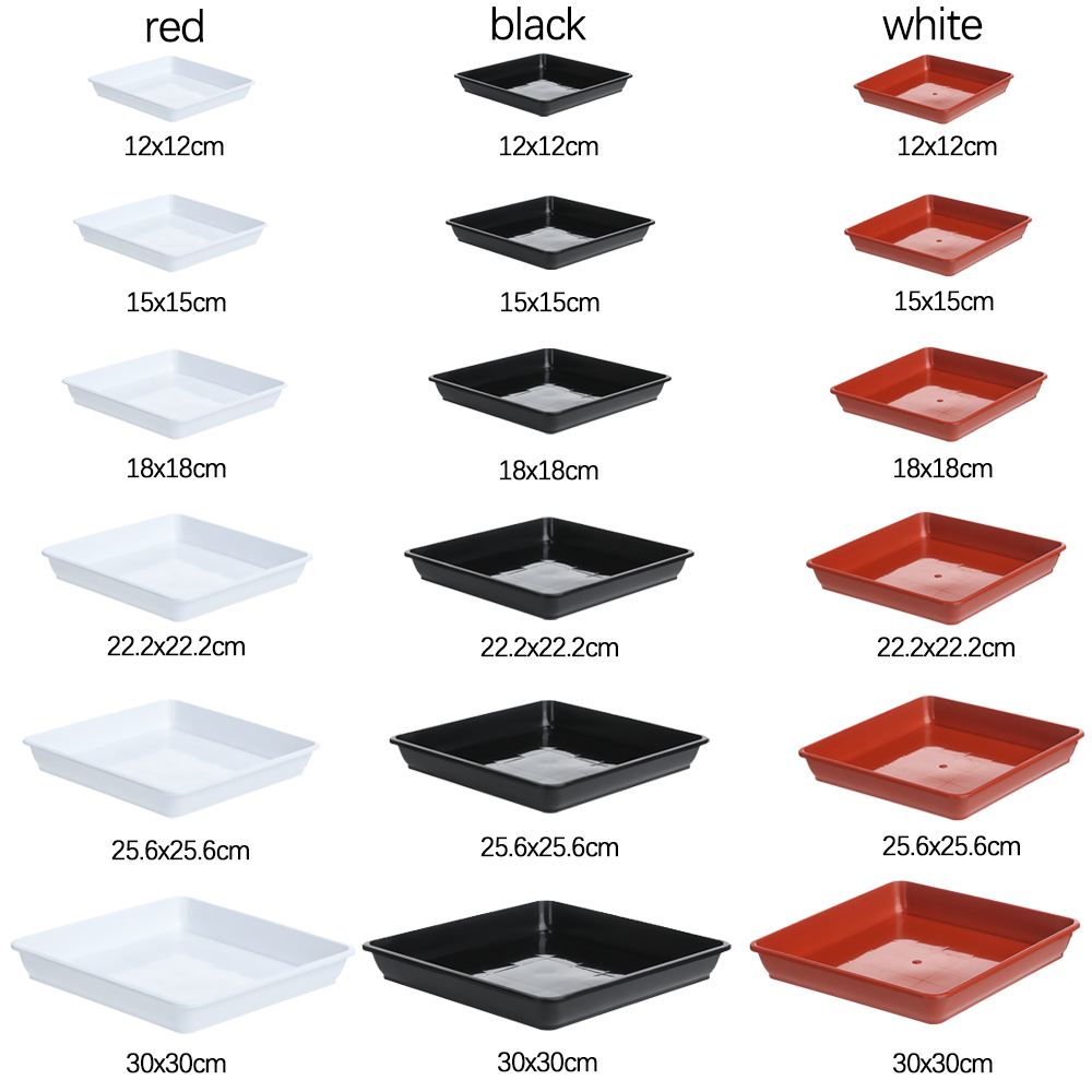 1 stuks plastic bloempot vierk - Drip Tray Saucer recensie en prijs