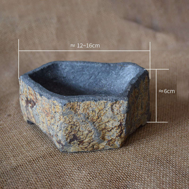 Basalt natuursteen bloempot ha - Bonsai Garden Indoor recensie en prijs