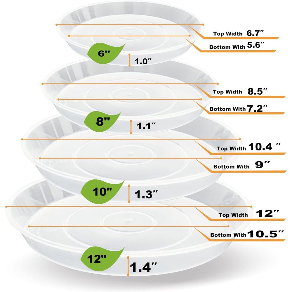 20 stuks stevige plantenonderz - Drip Tray Saucer recensie en prijs