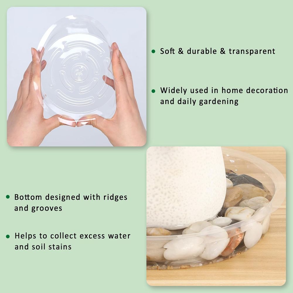 40-delige set transparante pla - Drip Tray Saucer recensie en prijs
