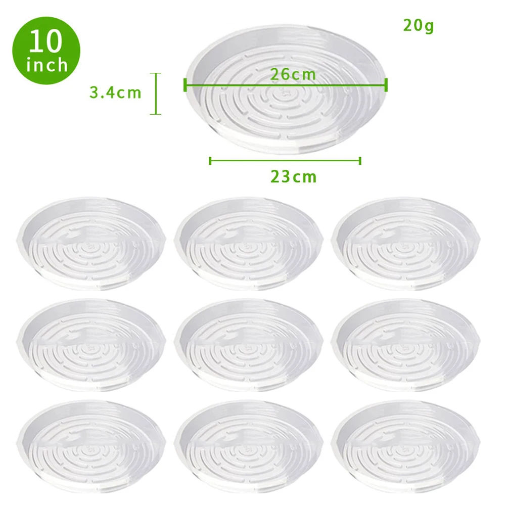 10/24 Stuks Plastic Plant Scho - Drip Tray Saucer recensie en prijs