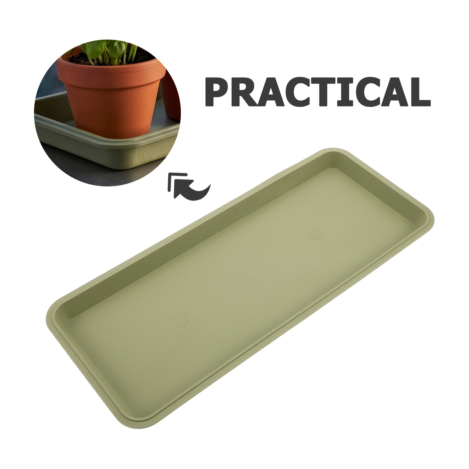 Rechthoekige bloempotbakjes, p - Drip Tray Saucer recensie en prijs