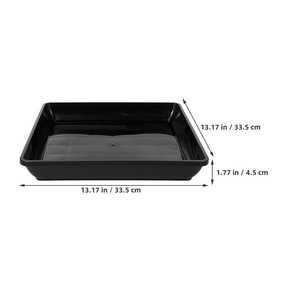 2 stuks stevige vierkante bloe - Drip Tray Saucer recensie en prijs