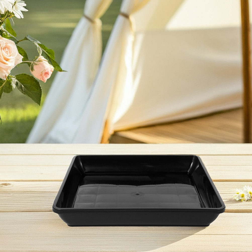 2 stuks stevige vierkante bloe - Drip Tray Saucer recensie en prijs