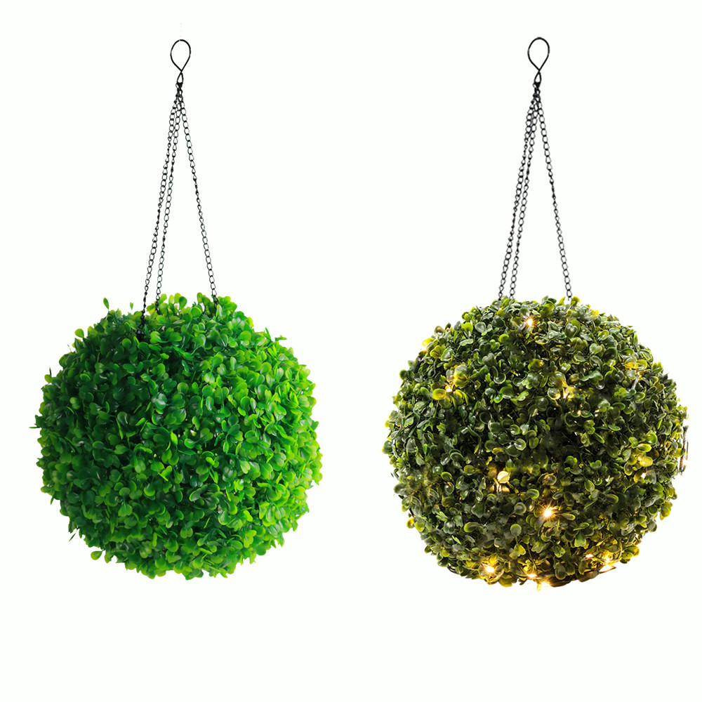 Kunstbloem Gras Bal Opknoping  - Bonsai Garden Restaurant recensie en prijs