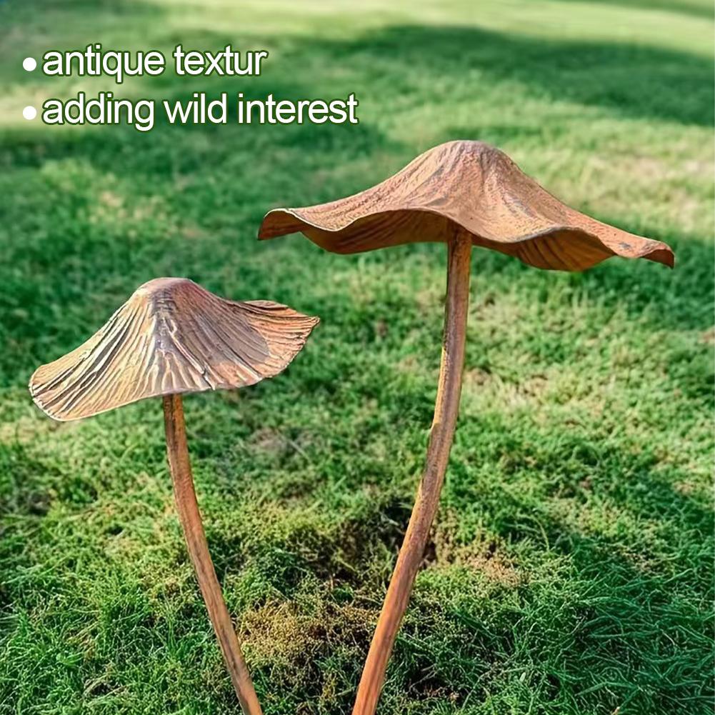 Retro metalen roestige paddens - Bonsai Garden Accessories recensie en prijs