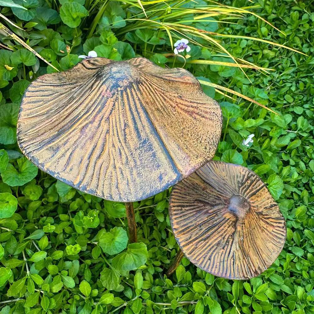 Retro metalen roestige paddens - Bonsai Garden Accessories recensie en prijs