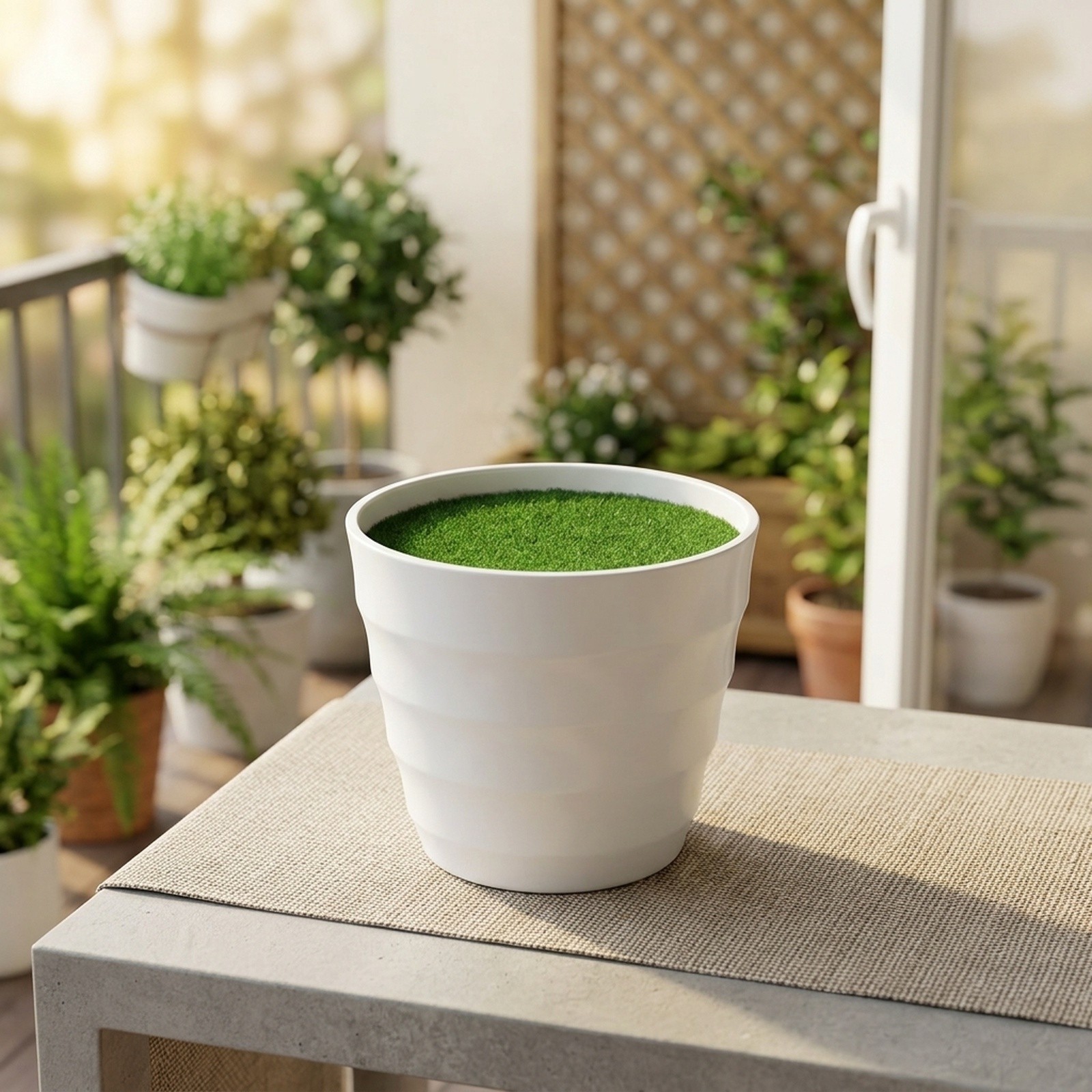 Plastic gazonvaas met ingebouw - Bonsai Garden Restaurant recensie en prijs