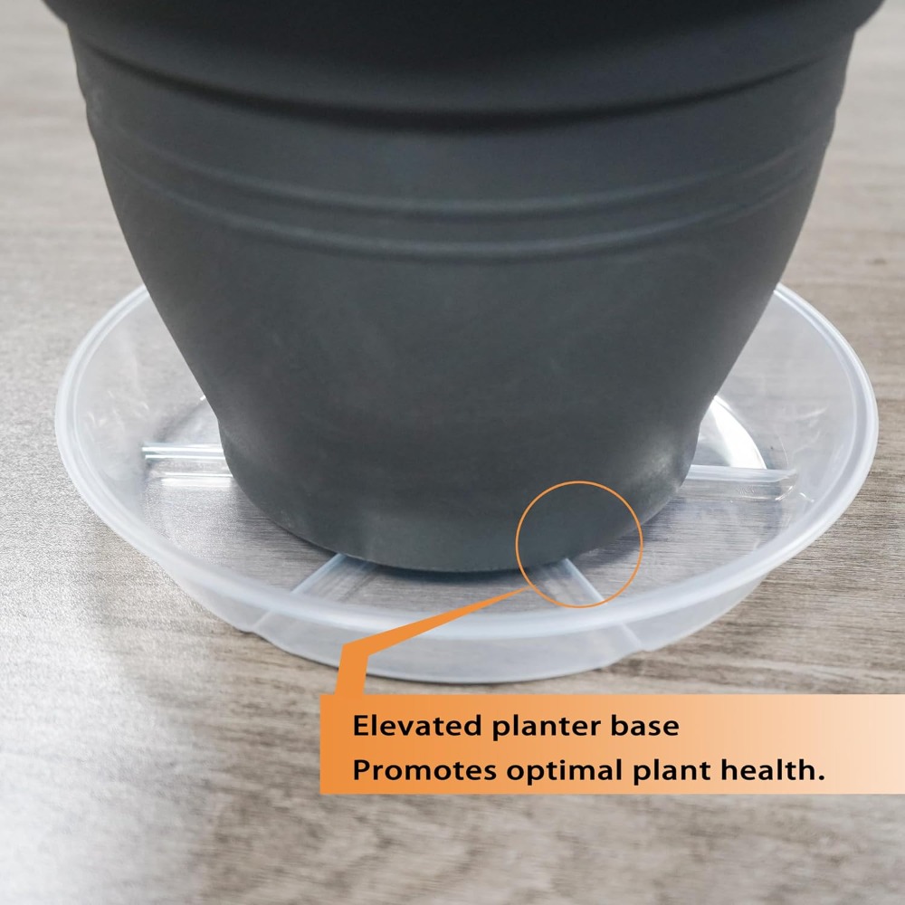 6-pack transparante plantenond - Drip Tray Saucer recensie en prijs
